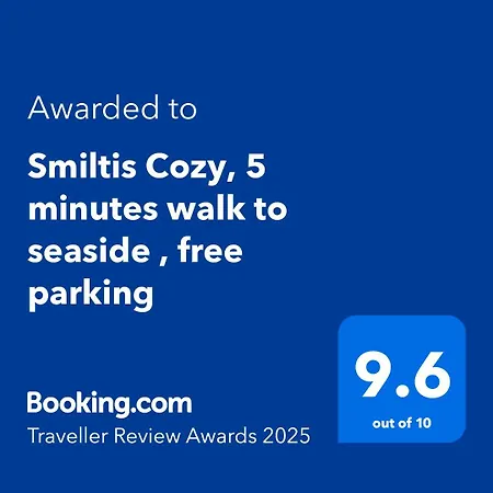 Smiltis Cozy, 5 Minutes Walk To Seaside , Free Parking Apartment